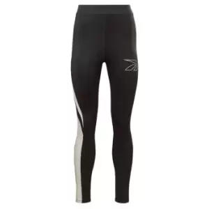 Image of Reebok Running Vector Leggings Womens - Black