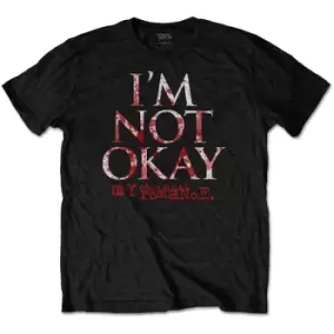 Image of My Chemical Romance - I'm Not Okay Unisex XXX-Large T-Shirt - Black