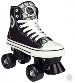Image of Pop Squad Black Midtown Quad Skate Size 4