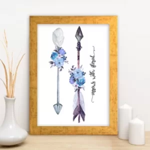 Image of AC685448323 Multicolor Decorative Framed MDF Painting