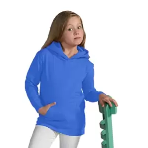 Image of SG Kids Unisex Plain Hooded Sweatshirt Top / Hoodie (3-4) (Royal)