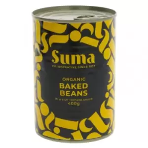 Image of Suma Organic Baked Beans - 400g x 12