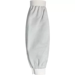 Image of 18" Chrome/Leather Grey Welders Sleeves