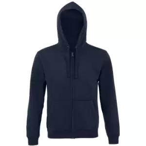 Image of SOLS Mens Spike Full Zip Hooded Sweatshirt (M) (French Navy)