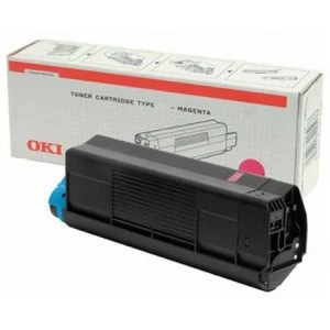 Image of OKI 43034806 Magenta Laser Toner Ink Cartridge