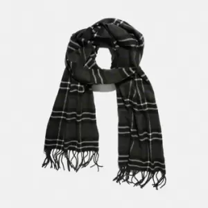 Image of Timberland Cape Neddick Checked Scarf Gift Set For Men In Green Dark Green, Size ONE