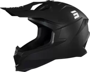 Image of Shot Lite Solid 2.0 Motocross Helmet, Black Size M black, Size M