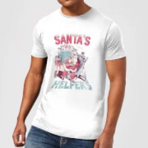 Image of DC Santa's Helpers Mens Christmas T-Shirt - White - L