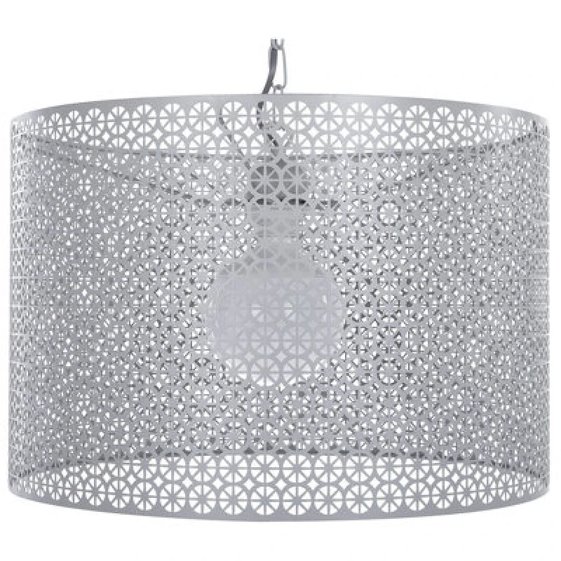 Image of Beliani Modern Pendant Lamp Mezen Metal Grey