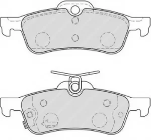 Image of Ferodo FDB4041 Brake Pad Set Rear Axle Premier Car