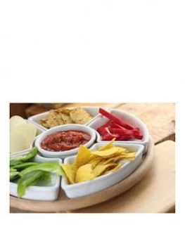 Image of Apollo Revolving Lazy Susan With Ceramic Dishes