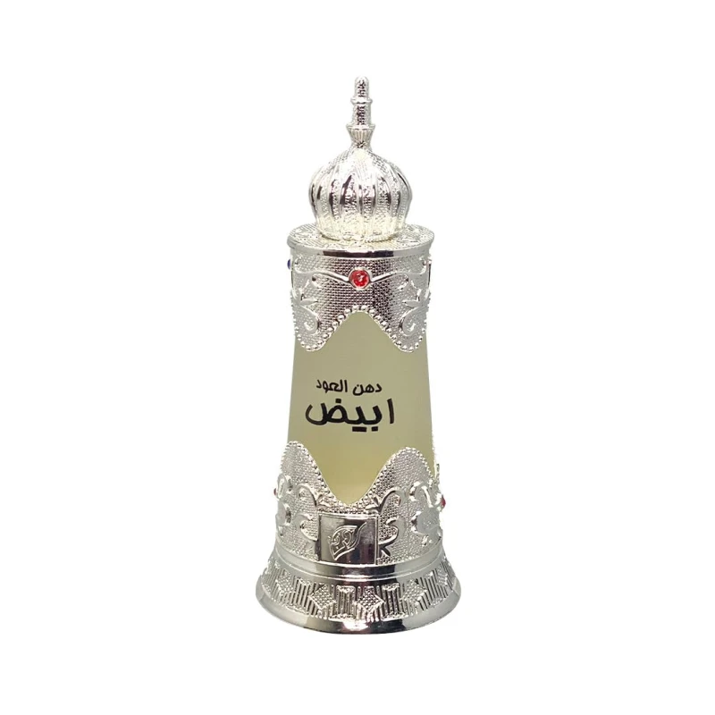 Image of Afnan Dehn Al Oudh Abiyad perfumed oil unisex 20 ml