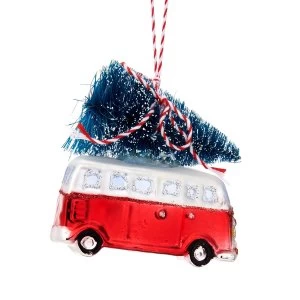 Image of Sass & Belle Camper Van with Tree Shaped Bauble