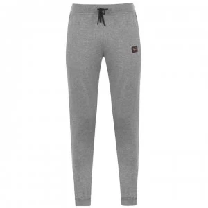 Image of PAUL AND SHARK Patch Cuff Fleece Pants - Grey 931