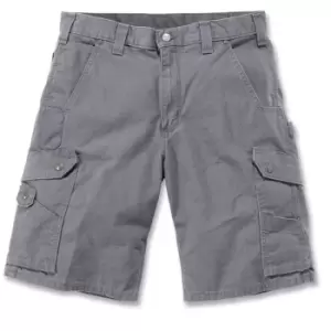 Image of Carhartt Mens Ripstop Triple Stitched Nylon Cargo Utility Work Shorts Waist 34' (86cm)