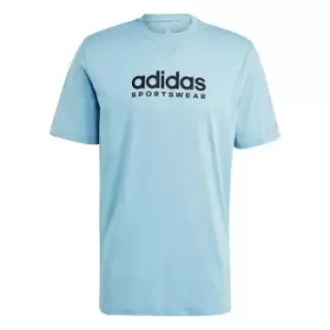Image of adidas All SZN T-Shirt Mens - Blue