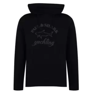 Image of Paul And Shark Fleece OTH Hoodie - Black