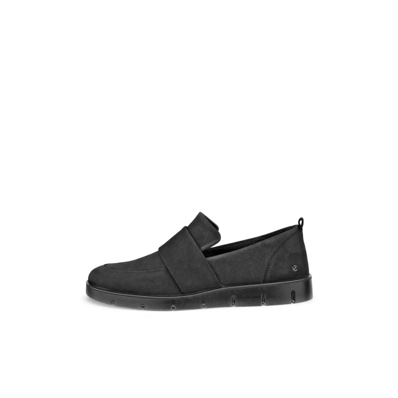 Image of Ecco Bella 282303 Nubuck Womens Comfort Shoes - Black - Size:UK 4.5