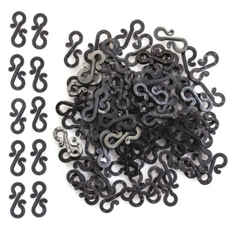 Image of Christmas Workshop 120pc Gutter "S" Hooks - Black