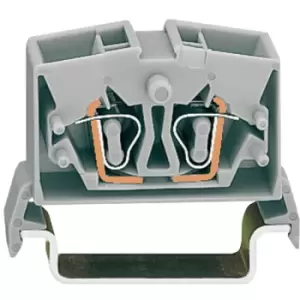 Image of WAGO 264-731 4 Conductor 24A Miniature Through Terminal Block Grey