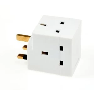 Image of SMJ 3 Way Indoor Power Fused Adaptor
