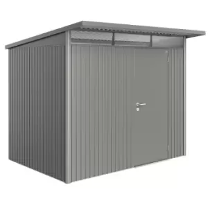 Image of Biohort AvantGarde Metal Shed A5 Standard door 8' 5'' x 7' 2'' - Quartz Grey