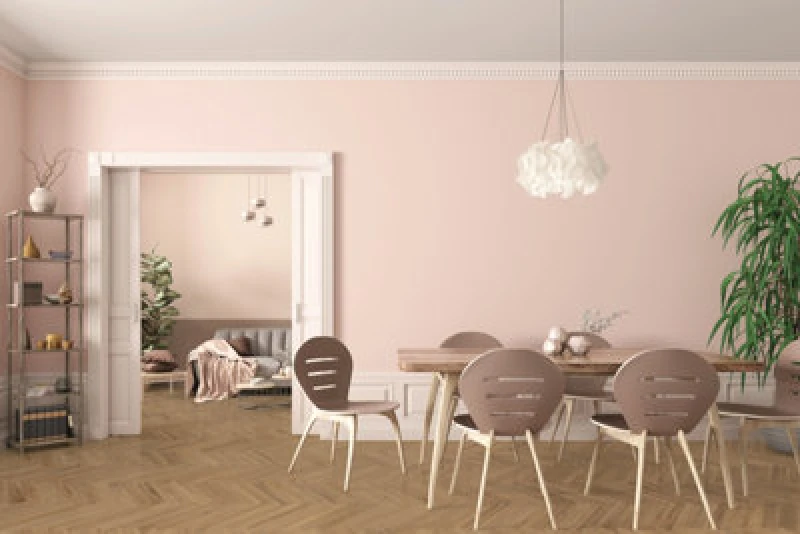 Image of Luvanto Click+ Premium Spc Herringbone Flooring Golden Oak - 6mm With Unizip Loc For Easy Install