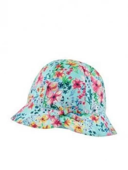 Image of Monsoon Baby Girls Amberlie Printed Hat - Multi