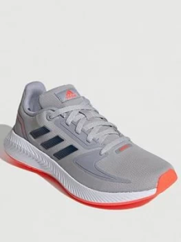 Image of adidas Runfalcon 2.0 Kids - Grey/Navy, Size 4