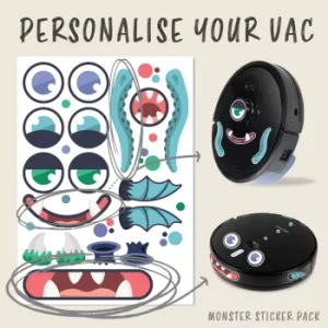 Image of Removeable Vinyl Sticker Sheet for ElectriQ robot vacuum cleaners