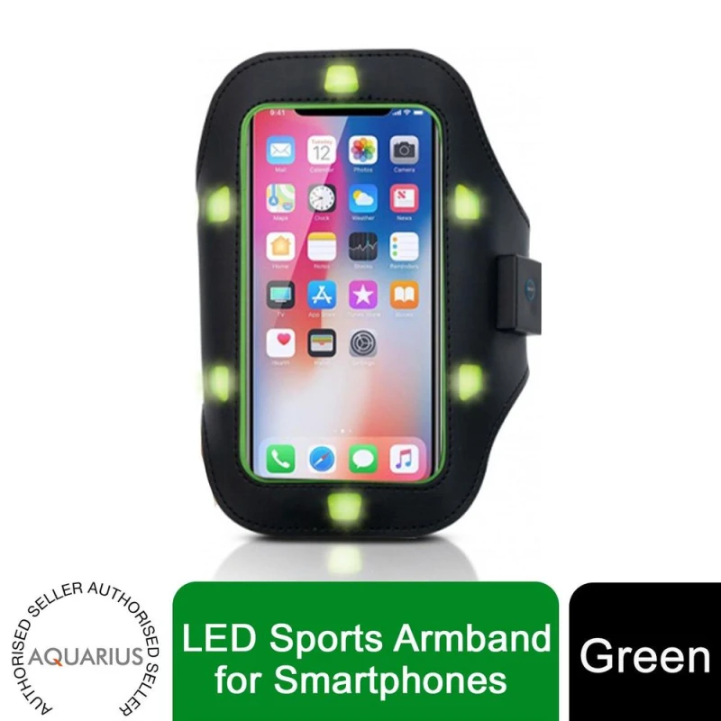 Image of Aquarius High-Visibility Aquarius LED Sports Armband for Smartphones
