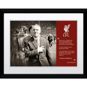 Image of Liverpool Shankly Quote Framed Collector Print