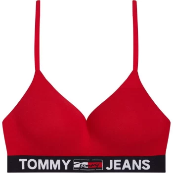 Image of Tommy Bodywear Jeans Bralette - Primary Red