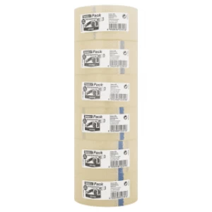 Image of Tesa Strong Packaging Tape 50mm x 66m - Transparent (6 Rolls)