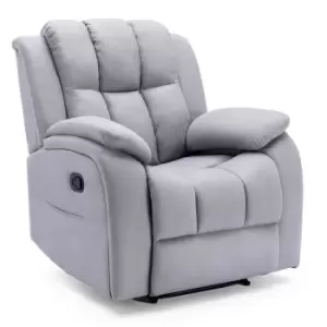 Image of Brookline Manual Recliner Chair - Grey