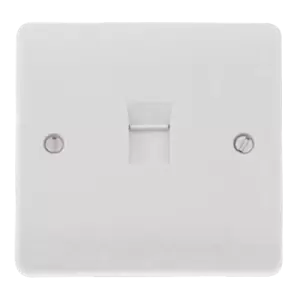 Image of Click Scolmore Mode 1 Gang CAT-5E Switch Polar White - CMA131