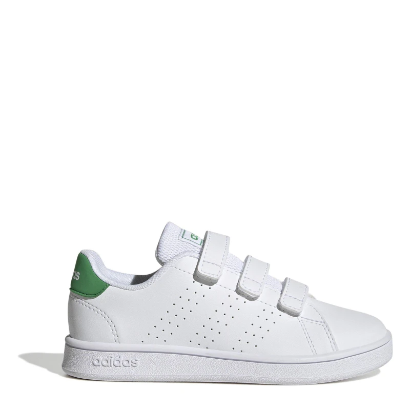 Image of adidas Advantage Base 2.0 Shoes Boys - White White 1