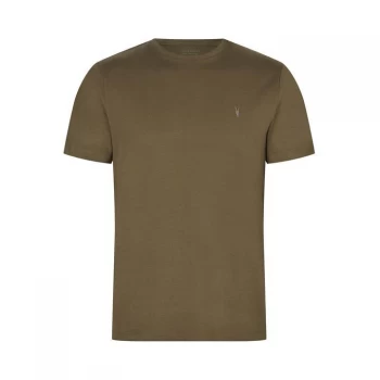 Image of AllSaints Brace Short Sleeve Crew - RANCH BROWN