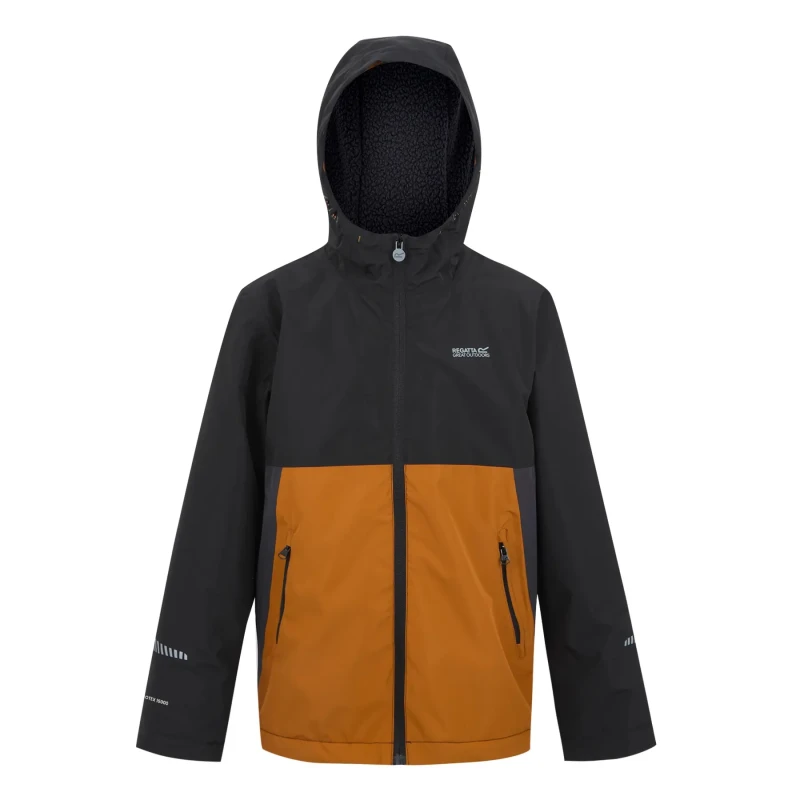 Image of Waterproof jacket for children Regatta Hillain Noir Unisex 13 ans