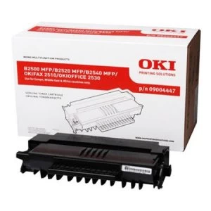 Image of OKI 09004447 Standard Capacity Black Laser Toner Ink Cartridge