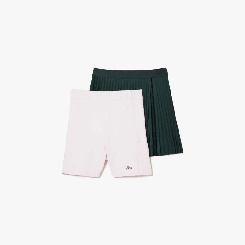 Image of Lacoste Lacoste x Eleven by Venus Pleated Tennis Skirt - Green Green 12
