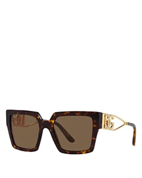 Image of Dolce & Gabbana DG4446B Square Sunglasses, 53mm