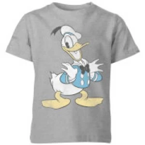 Image of Disney Donald Duck Posing Kids T-Shirt - Grey - 3-4 Years