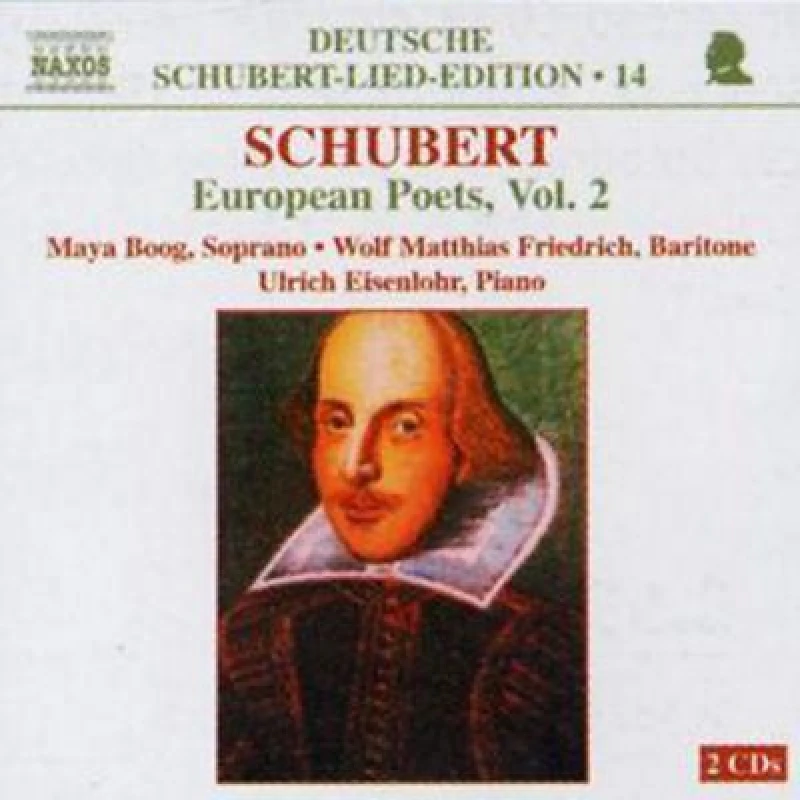 Image of Franz Schubert - Lieder; European Poets Vol. 2 CD Album - Used