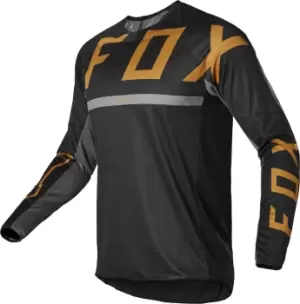 Image of Fox 360 Merz Motocross Jersey, black-orange, Size 2XL, black-orange, Size 2XL