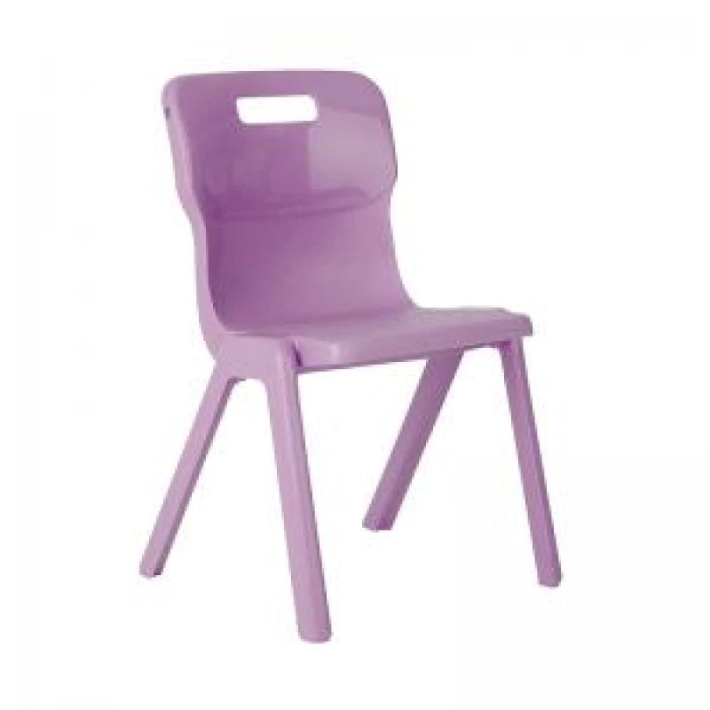 Image of Titan One Piece School Chair - Purple - Size 5 - 430mm
