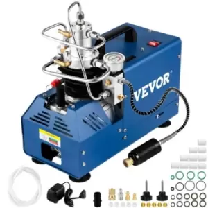 Image of VEVOR High Pressure Compressor, 4500PSI/30MPA/300BAR High Pressure Air Compressor, 1800W 220V Manual Stop Air Rifle Compressor Suitable for Paintball