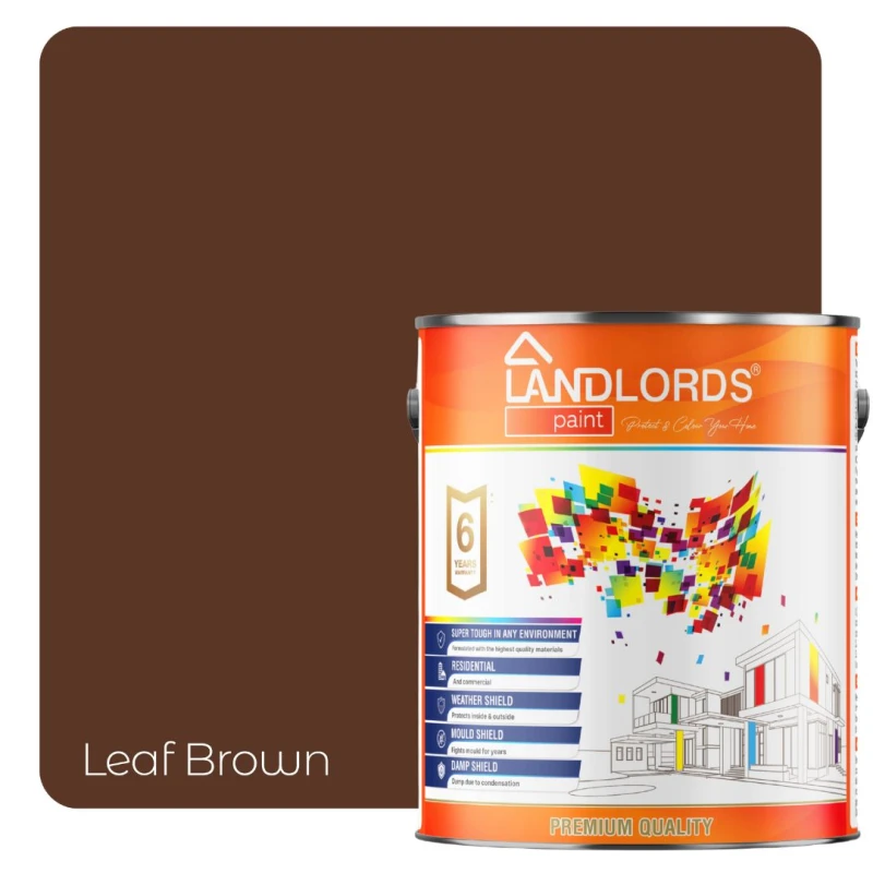Image of LANDLORDS PAINT Shed & Fence Paint - 2.5L in Brown Brown Unisex 2.5L