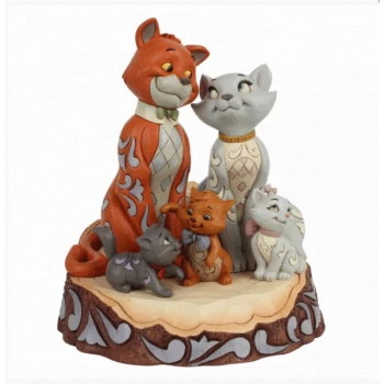 Image of Carved by Heart Disney Traditions Aristocats Figurine