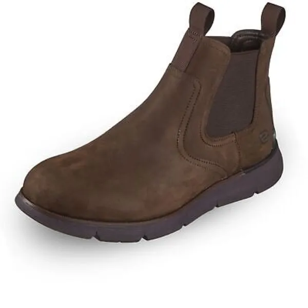Image of Skechers Mens Augustino Paulo Chelsea Boots UK Size 8 (EU 42) Chocolate SKE2346-CHOC-8